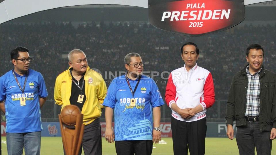 Ahmad Heriawan turut hadiri laga final Piala Presiden.